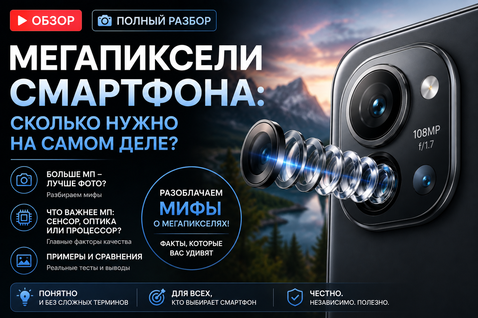 Мегапиксели в смартфоне больше не важны: как выбрать камеру в 2026