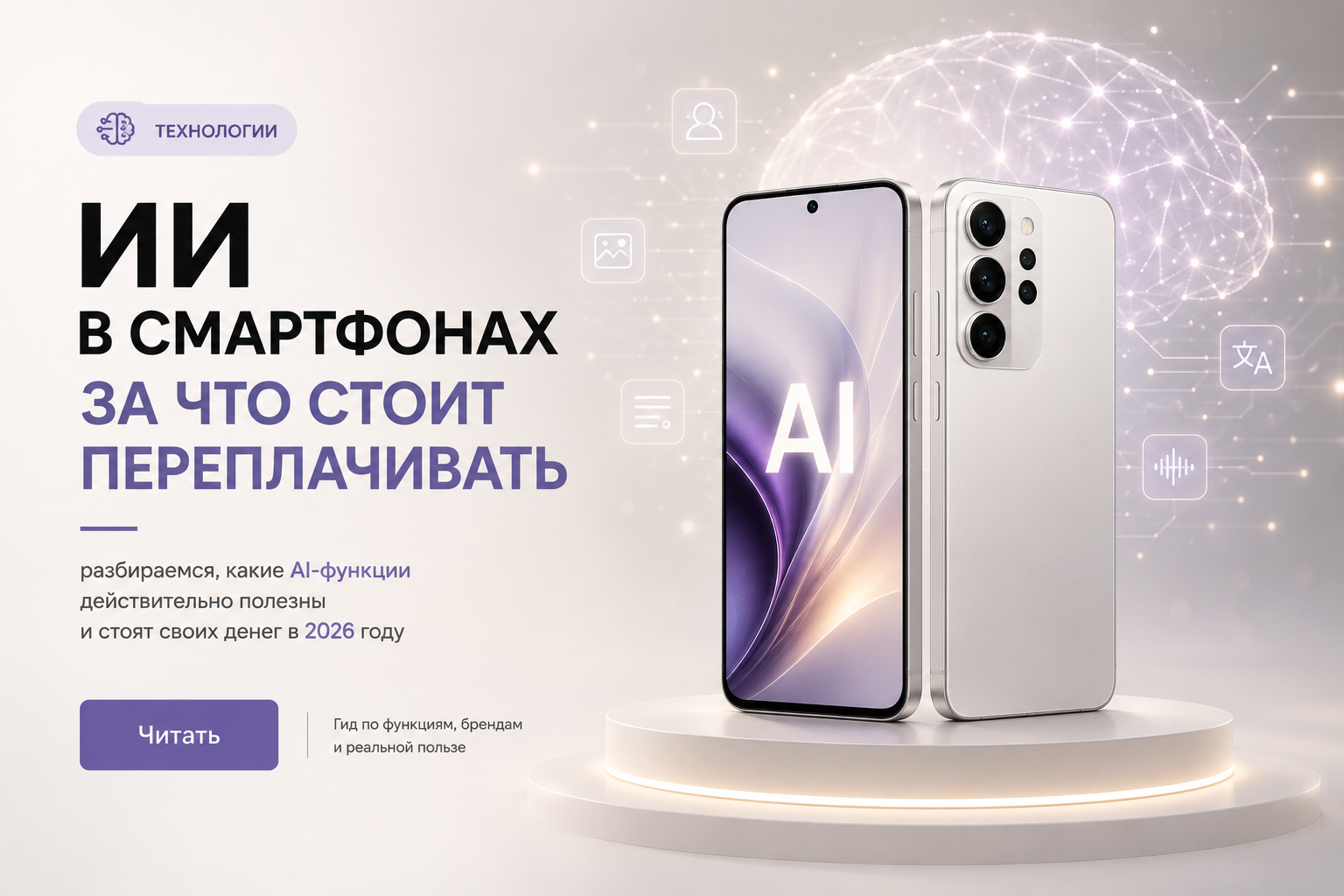 ИИ в смартфонах: что работает, а за что просто переплачиваете