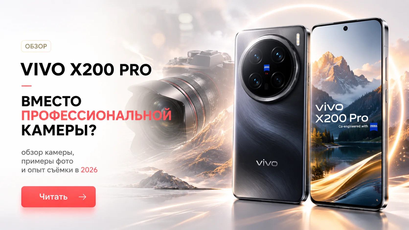 Vivo X200 Pro: смартфон вместо профессиональной камеры