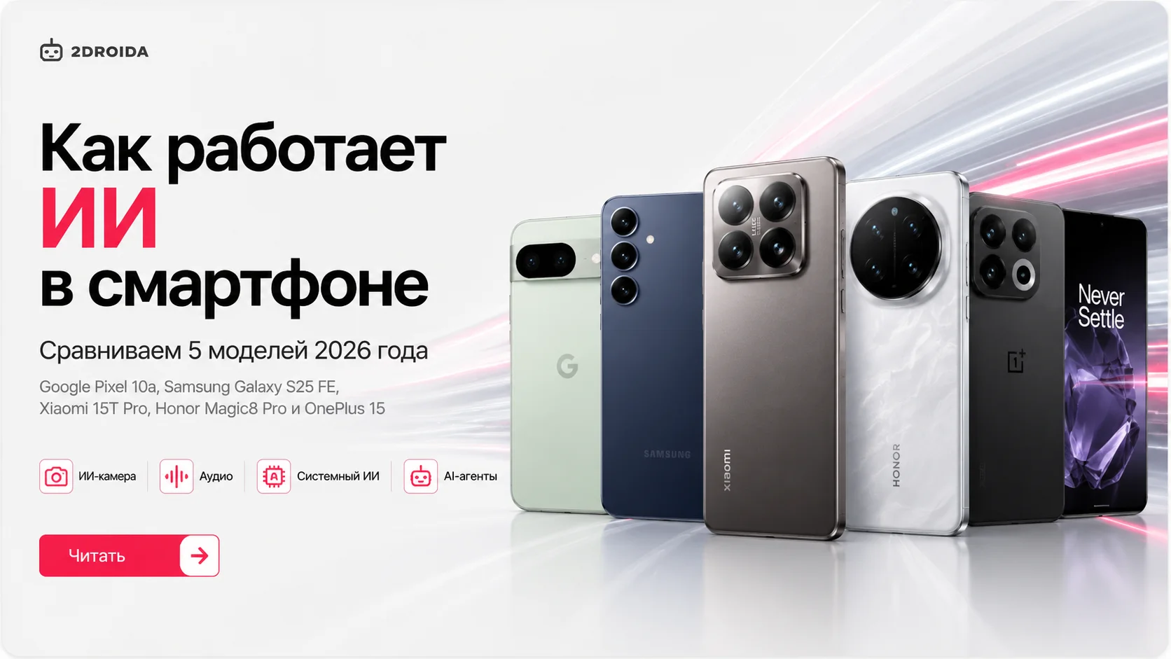 Как работает ИИ в смартфоне: сравниваем 5 моделей 2026