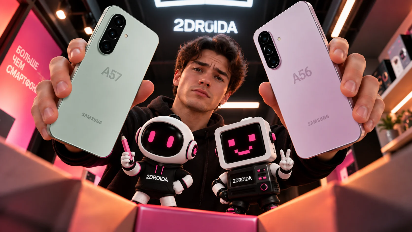 Samsung Galaxy A57 или A56: за что доплата и кому хватит A56