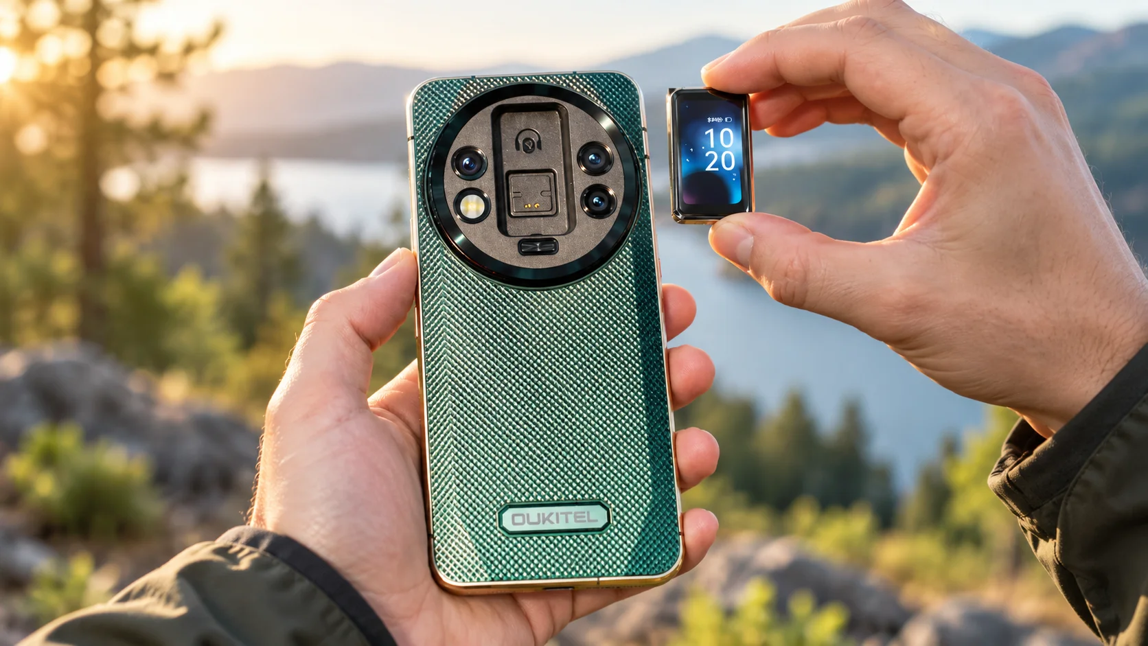 Oukitel WP200 Pro: зачем смартфону встроенный Bluetooth-наушник