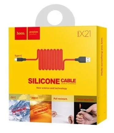 Кабель HOCO (X21) Silicone USB Type-C