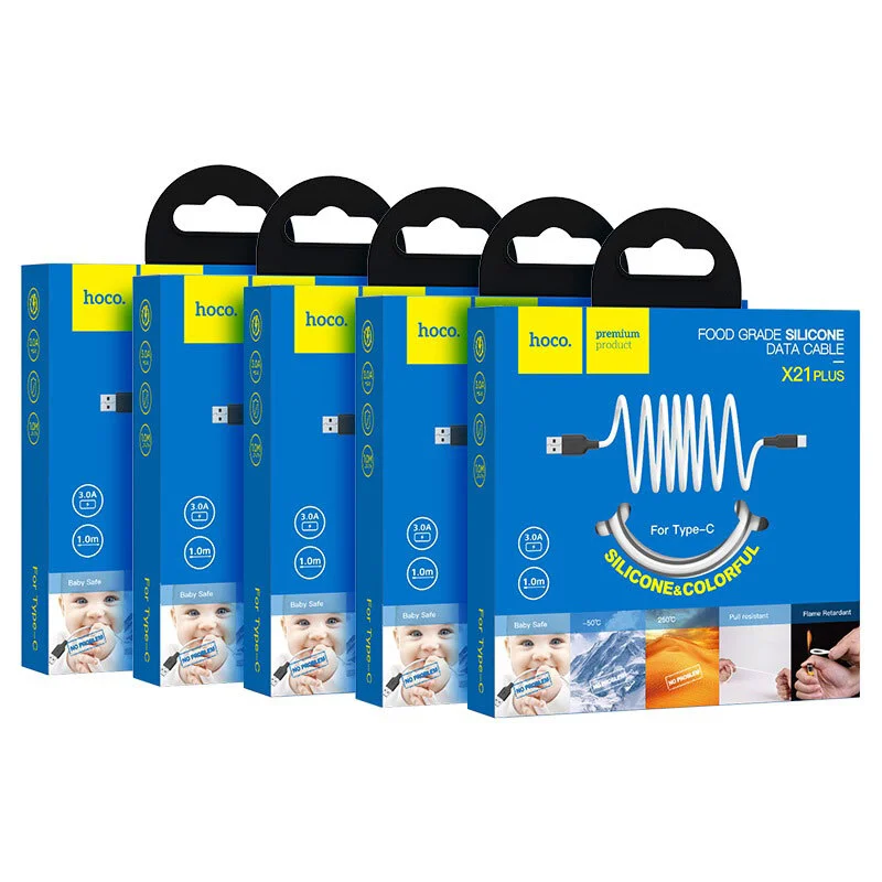 Кабель HOCO (X21) Silicone USB Type-C