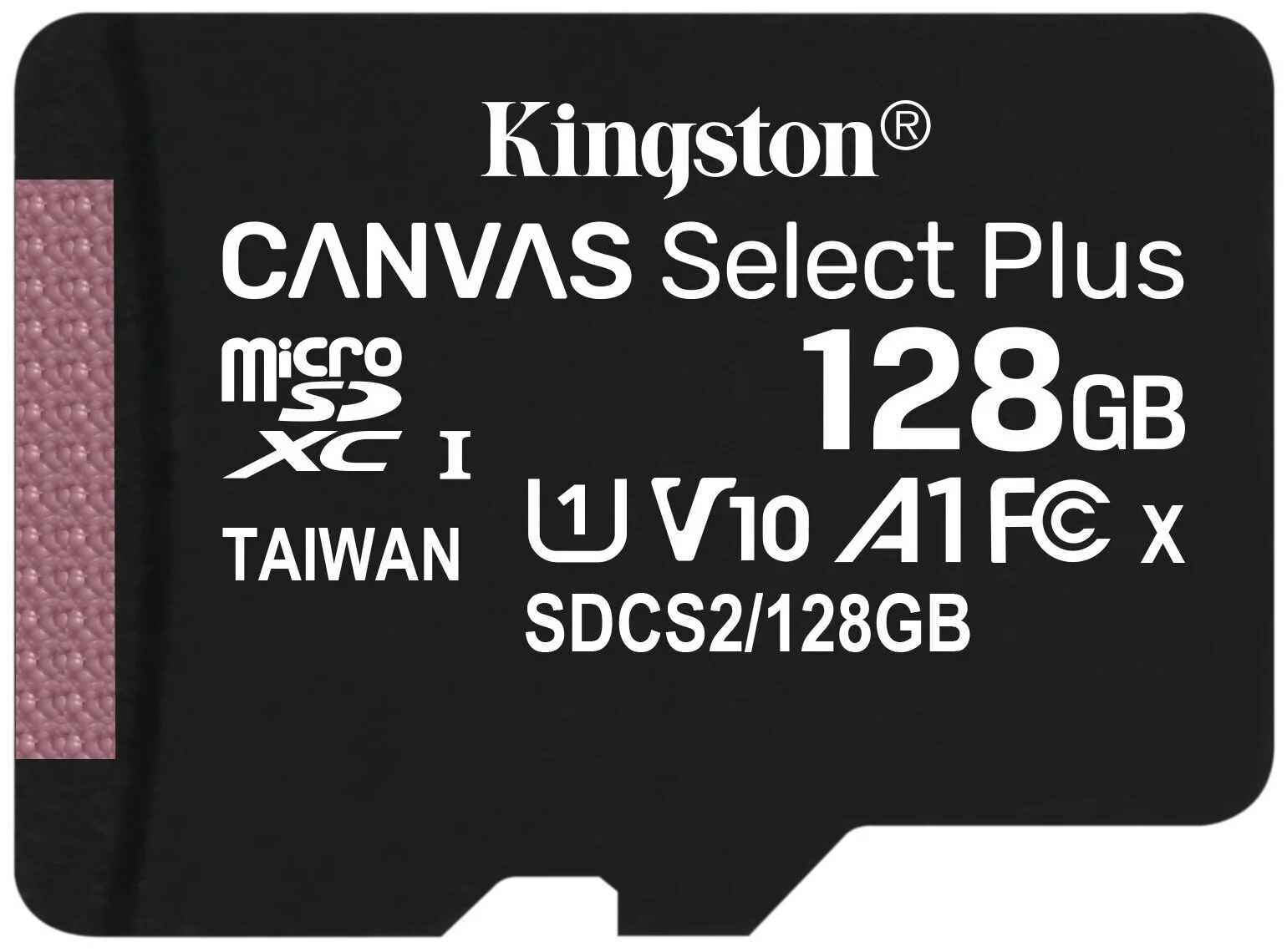 Карта памяти Kingston Canvas Select Plus microSDXC + SD адаптер 128GB 100MB/s Class 10