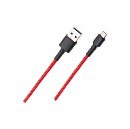 Кабель Xiaomi Braided USB Type-C (1м) Красный