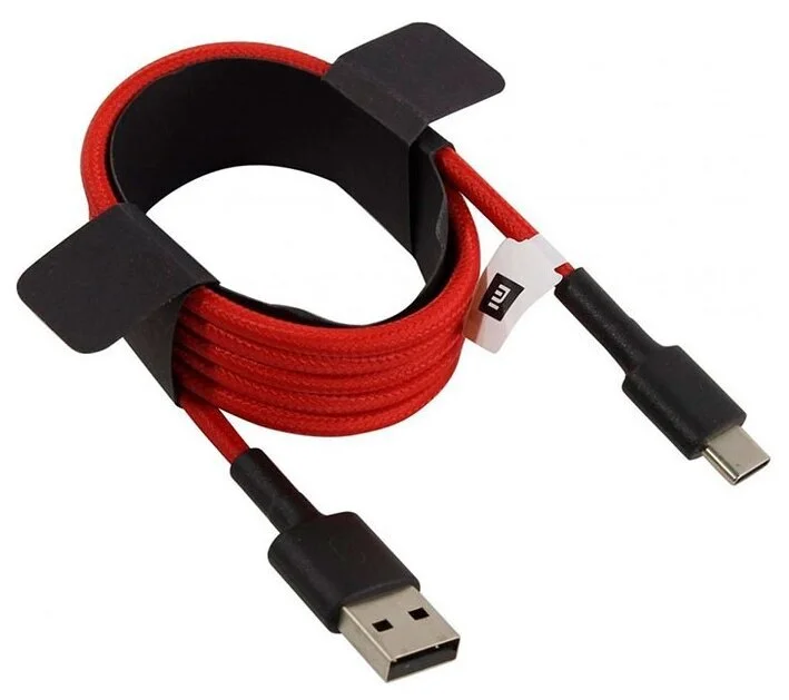 Купить Кабель Xiaomi Braided USB Type-C (1м) Красный Кабель Xiaomi Braided USB Type-C (1м) Красный