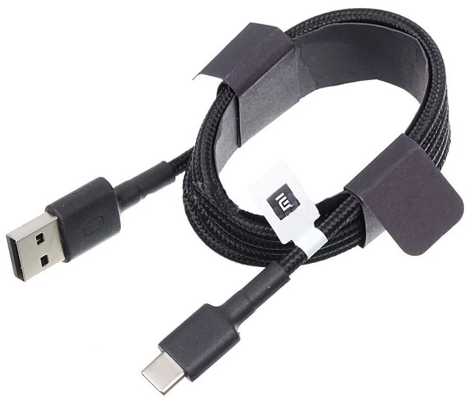Купить Кабель Xiaomi Braided USB Type-C (1м) Черный Кабель Xiaomi Braided USB Type-C (1м) Черный