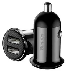 Купить Автомобильное зарядное устройство Baseus Grain Pro Car Charger (CCALLP-01) Черный Автомобильное зарядное устройство Baseus Grain Pro Car Charger (CCALLP-01) Черный