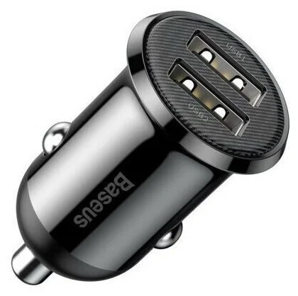 Автомобильное зарядное устройство Baseus Grain Pro Car Charger (CCALLP-01) Черный