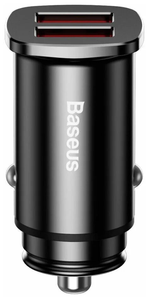 Автомобильное зарядное устройство Baseus Car Charger Dual (QC3.0, 30W) (CCALL-DS01) Черный