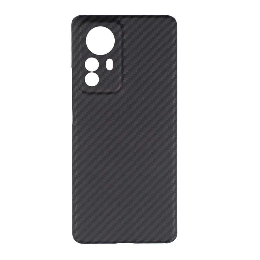 Чехол накладка карбон Xiaomi Mi 12 Pro Черный