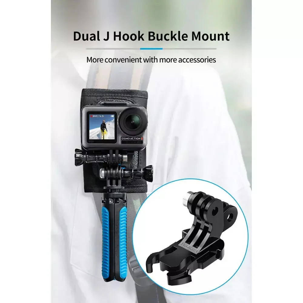 Купить Крепление J-Hook Telesin для экшн-камер (GP-MTB-T02-BK) Крепление J-Hook Telesin для экшн-камер (GP-MTB-T02-BK)