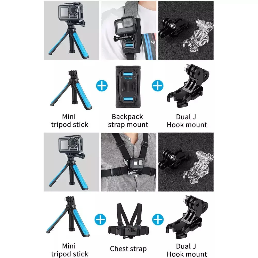 Купить Крепление J-Hook Telesin для экшн-камер (GP-MTB-T02-BK) Крепление J-Hook Telesin для экшн-камер (GP-MTB-T02-BK)