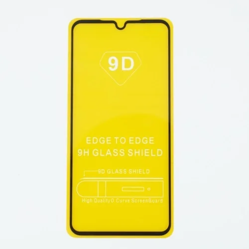 Защитное стекло Xiaomi Mi9 Lite / Mi CC9 FullGlue с твердой рамкой Черное