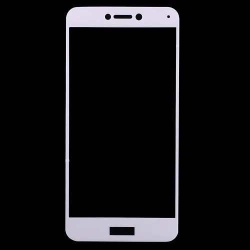 Защитное стекло Huawei Honor 8 Lite с твердой рамкой Белое