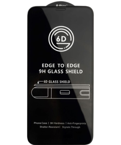 Защитное стекло OnePlus 6T / OnePlus 7 на весь экран (6D) Черное