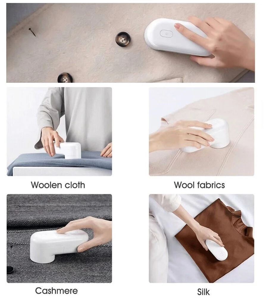 Машинка-триммер для одежды Xiaomi Mi Home Hair Ball Trimmer Белый (MQXJQ01KL)