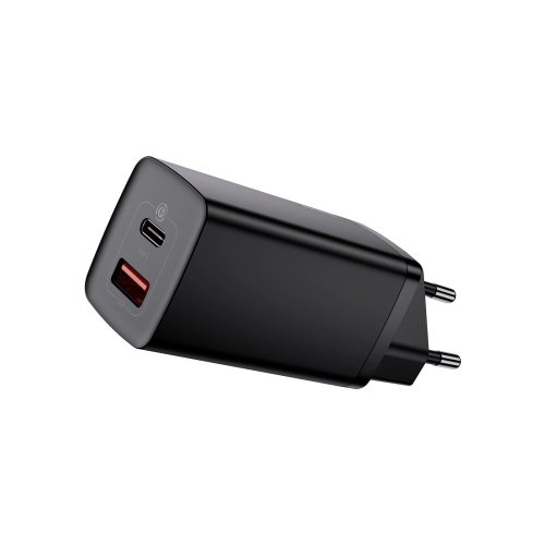 Сетевая зарядка Baseus GaN2 Lite Quick Charger C+U 65W (CCGAN2L-B01) Черный