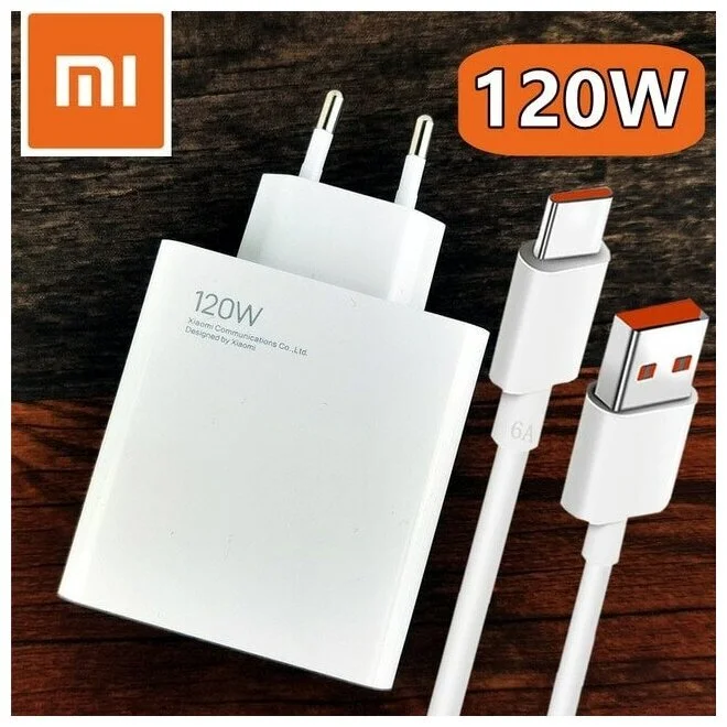 Сетевая зарядка Xiaomi 120W Charging Combo (Type-A) (BHR6034EU)