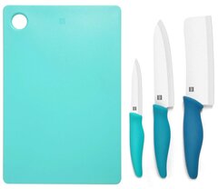 Набор ножей с разделочной доской Ceramic Knife Cutting Board Set 4in1 (HU0020)