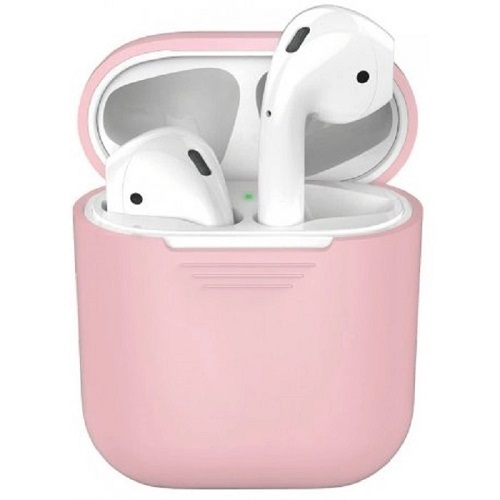 Чехол Apple AirPods Silicon Case Розовый