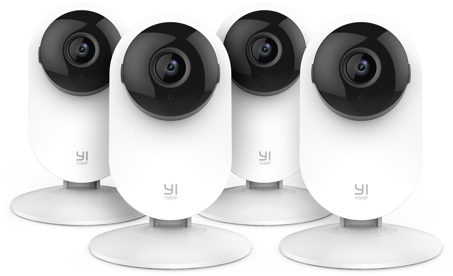 Комплект Wi-Fi IP-камер видеонаблюдения Xiaomi Yi 1080p Home Camera Family Pack 4 in 1