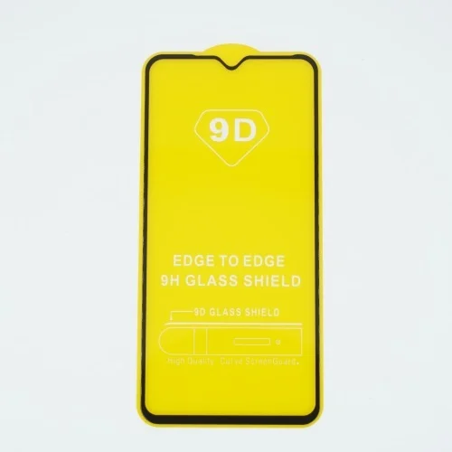 Защитное стекло Redmi 8A FullGlue с твердой рамкой Черное