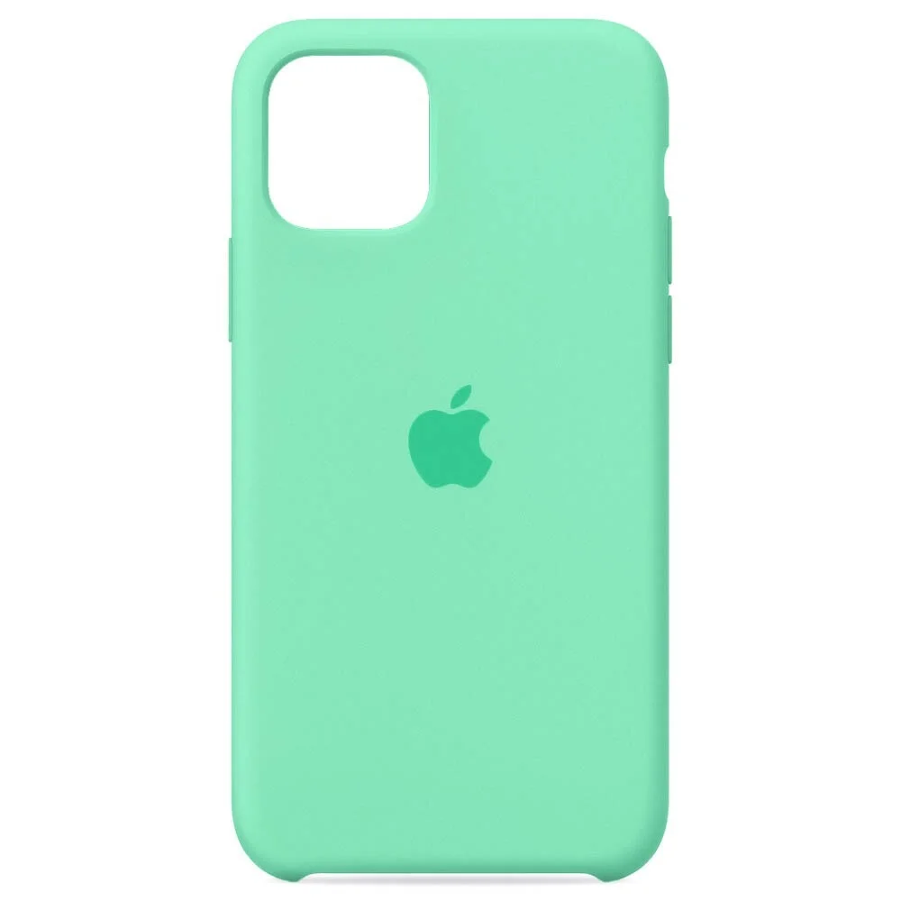 Чехол iPhone 12 Silicone Case (Бирюзовый)