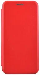 Чехол книжка Honor 9C / Huawei P40 Lite силикон на магните кошельком красный