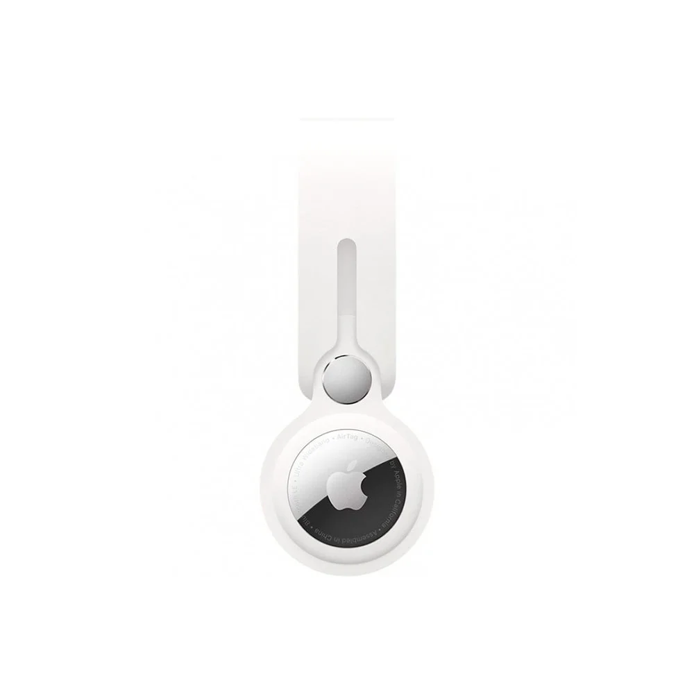 Ремешок для умного брелка Apple AirTag Loop White