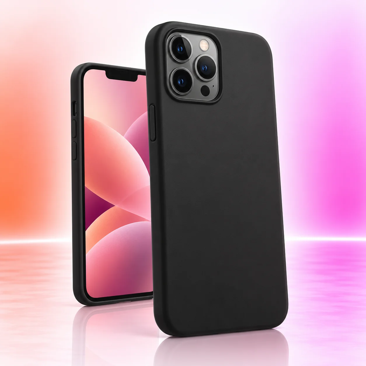 Чехол пластиковый iPhone 13 Pro Max черный