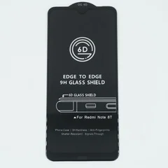 Купить Защитное стекло Redmi Note 8T на весь экран (6D) Черное Защитное стекло Redmi Note 8T на весь экран (6D) Черное