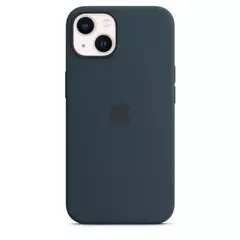 Чехол накладка Leather Case c MagSafe iPhone 13 Баклажан