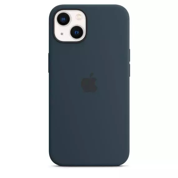 Чехол накладка Leather Case c MagSafe iPhone 13 Баклажан