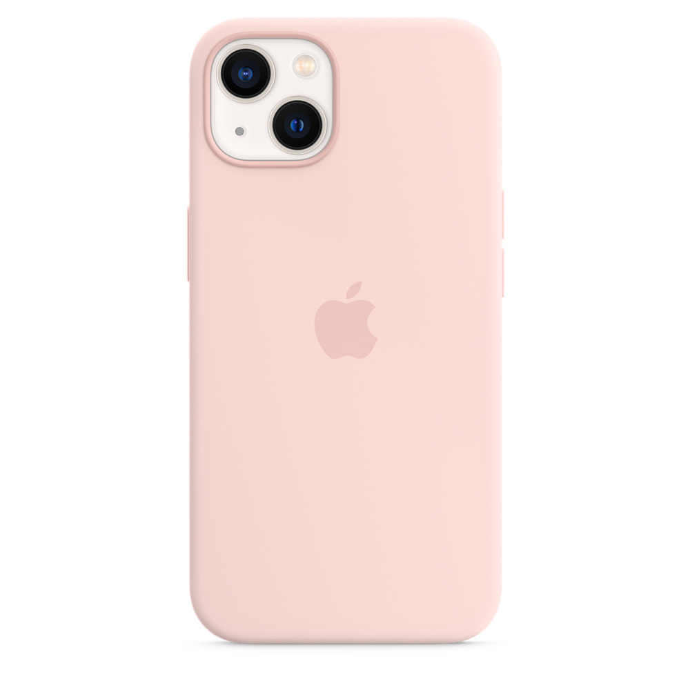 Чехол накладка Leather Case c MagSafe iPhone 13 Розовый песок