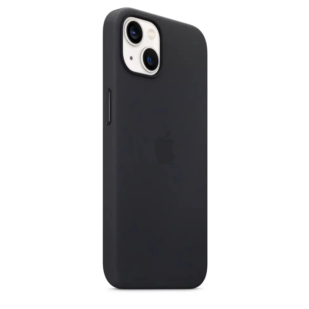Купить Чехол накладка Leather Case c MagSafe iPhone 13 Черный Чехол накладка Leather Case c MagSafe iPhone 13 Черный