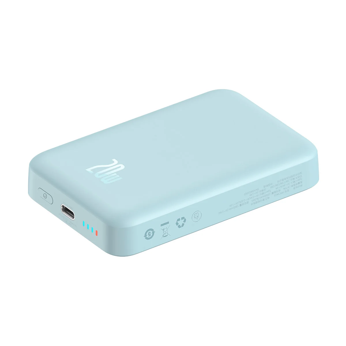 Внешний аккумулятор Baseus Magnetic Mini Wireless Power Bank 10000mAh 20W (PPCX030001)
