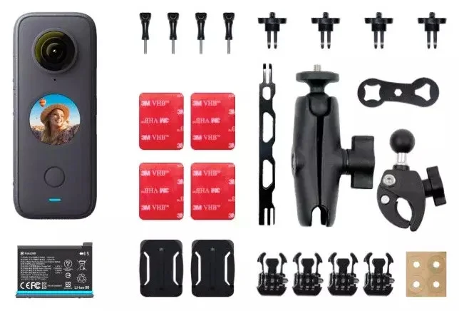 Экшн-камера Insta360 One X2 Motorcycle Mount Bundle