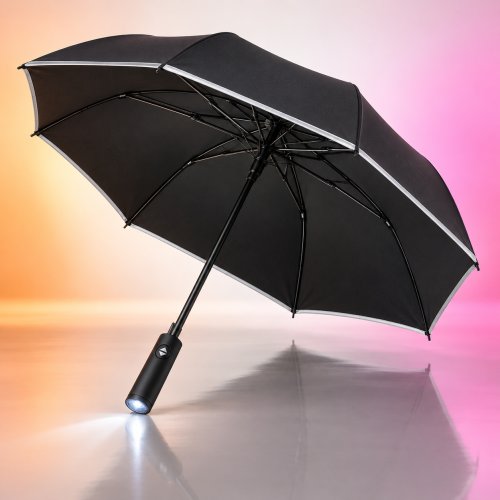 Зонт Zuodu Automatic Umbrella Led Черный