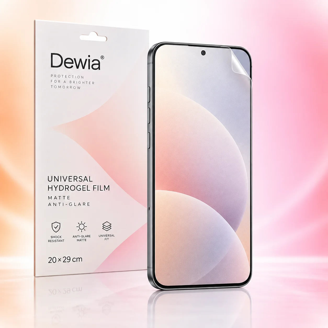 Противоударная гидрогелевая пленка Dewia (20*29) Матовая