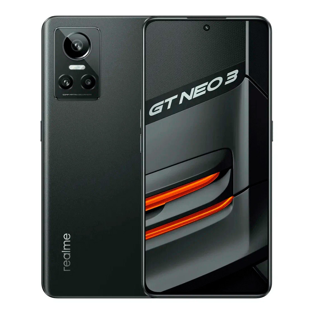 Realme GT NEO 3 150W 8/256GB Asphalt Black (Черный) Global ROM