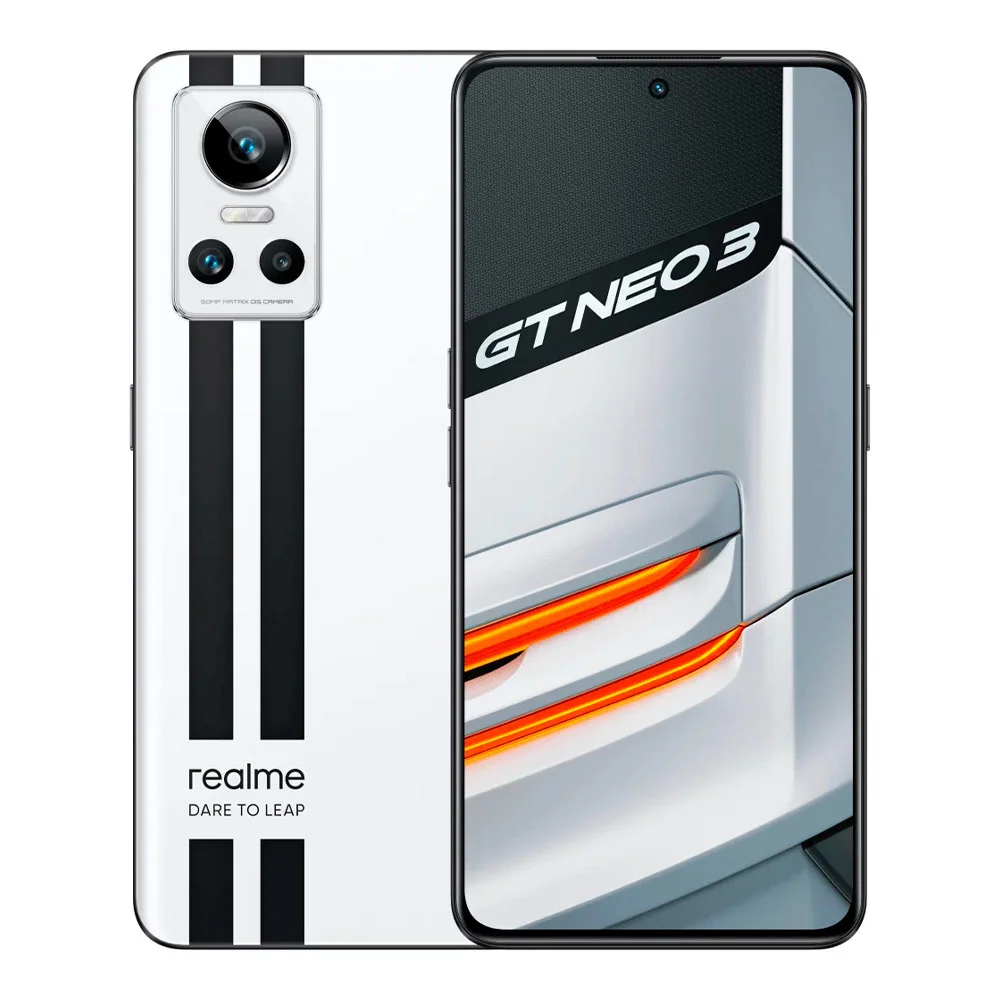 Смартфон Realme GT NEO 3 150W 12/256GB Sprint White (Белый) Global ROM