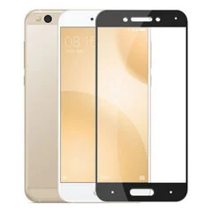 Защитное стекло Xiaomi Mi5C с твердой рамкой (Black/Чёрное)