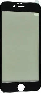 Защитное стекло iPhone 6 с мягкой рамкой Черное