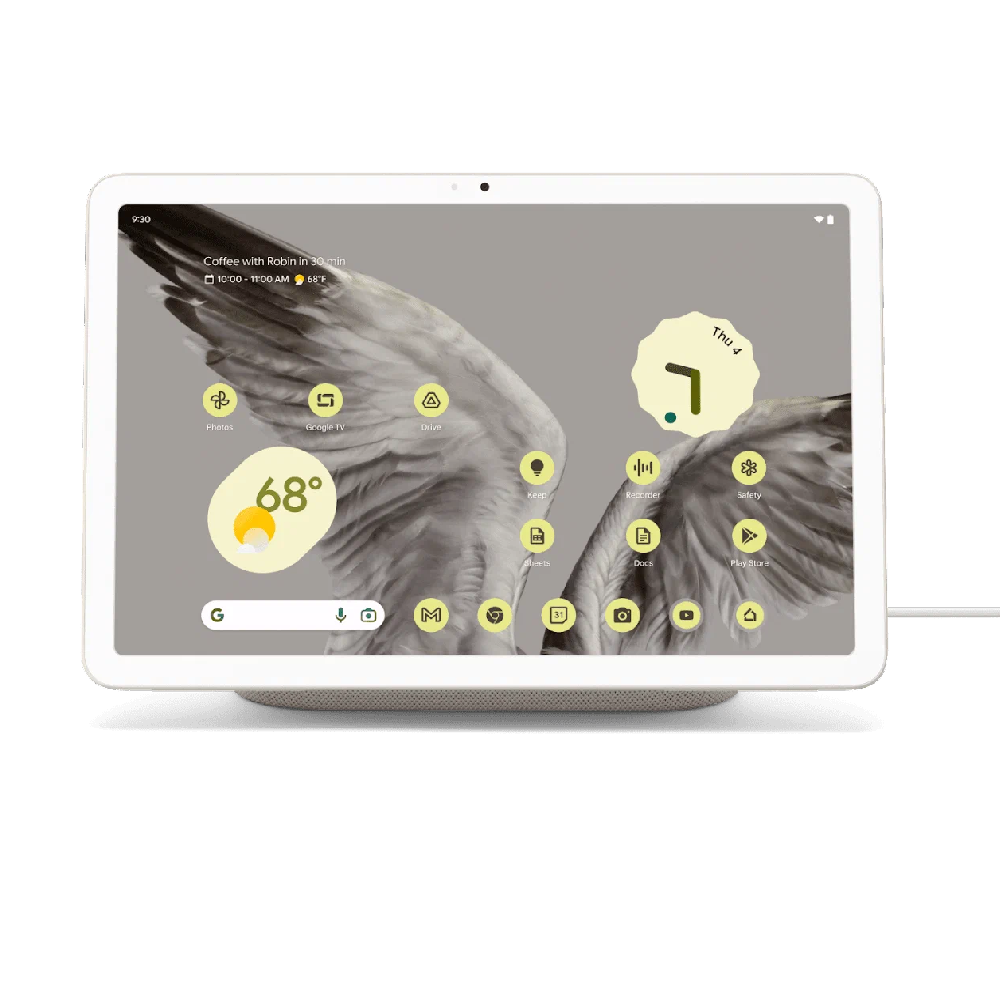 Планшет Google Pixel Tablet 8/128Gb Wi-Fi Porcelain (Белый) JP, размер 169x258x8.1 мм