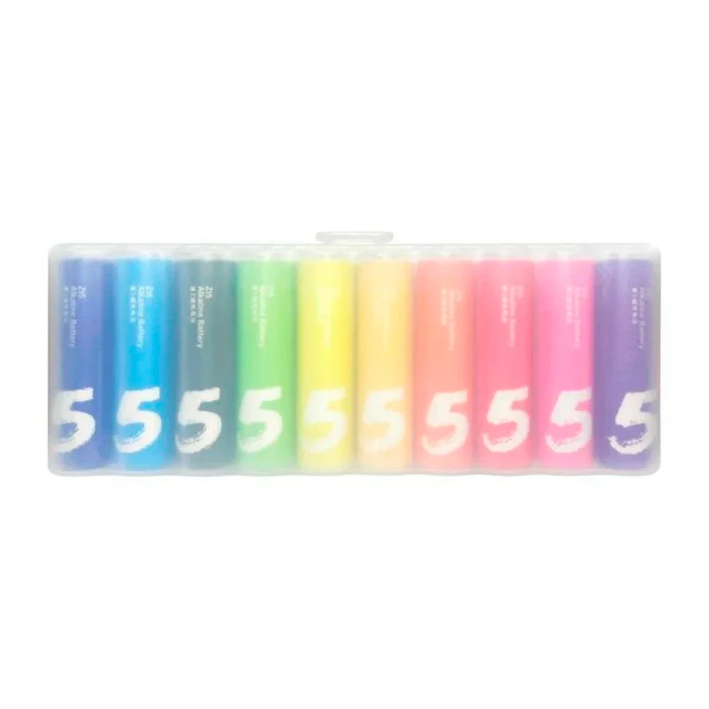 Батарейки алкалиновые Xiaomi ZMI Rainbow типа AA (уп. 10 шт.)