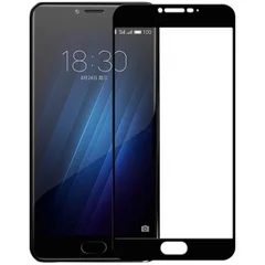 Защитное стекло Meizu U20 с твердой рамкой Черное