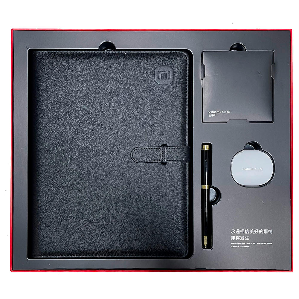 Подарочный набор Xiaomi (Беспроводные наушники  Air3 SE, Ежедневник и ручка)