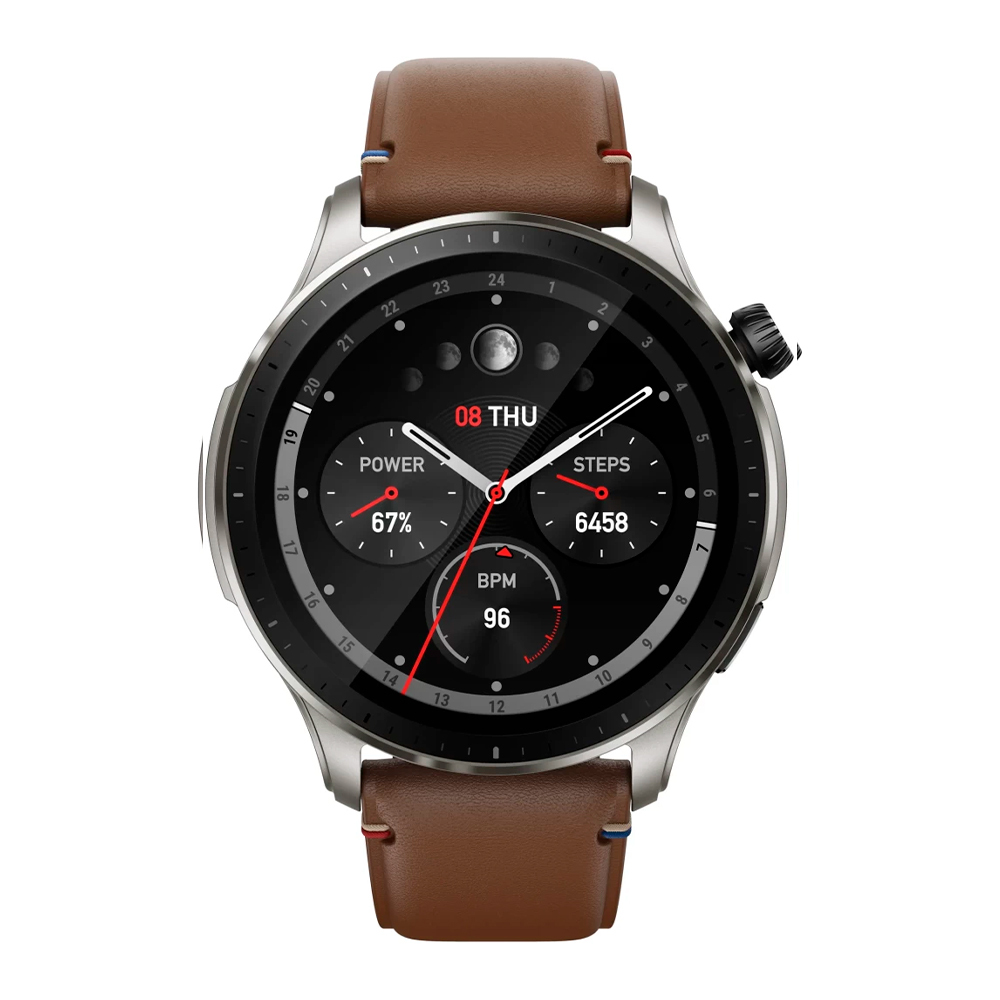 Умные часы Amazfit GTR 4 Brown Leather (Коричневый)